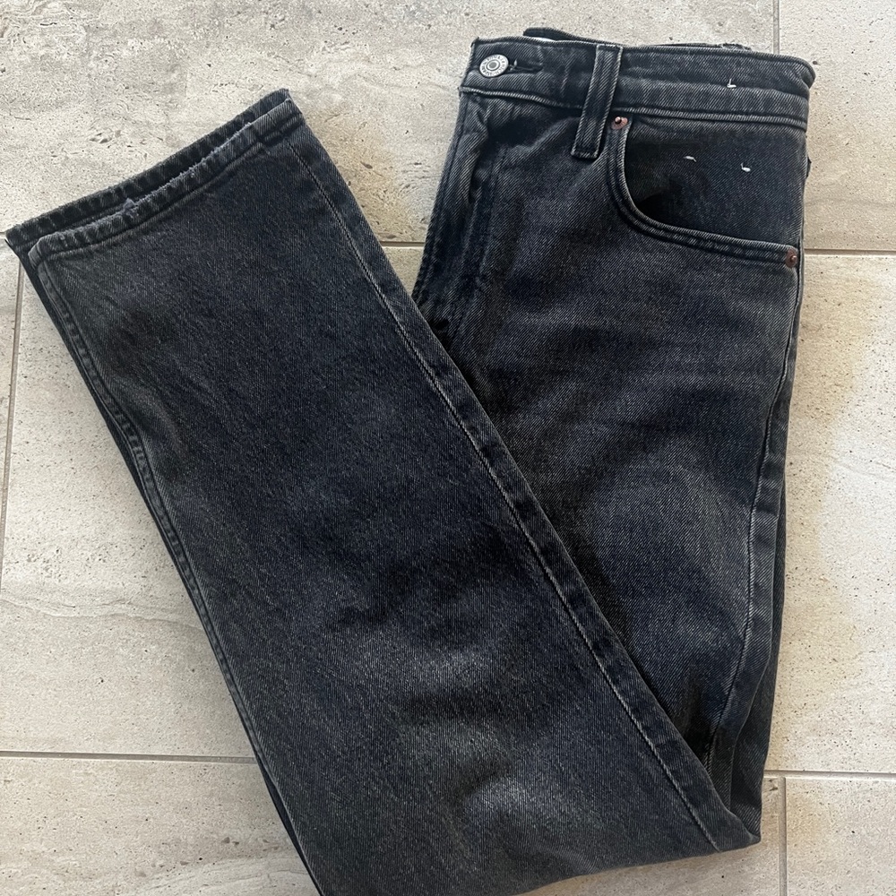 Abercrombie & Fitch 90s straight high rise